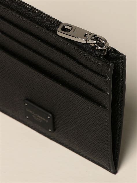 men leather wallet dolce gabbana wallet|dolce and gabbana card holders.